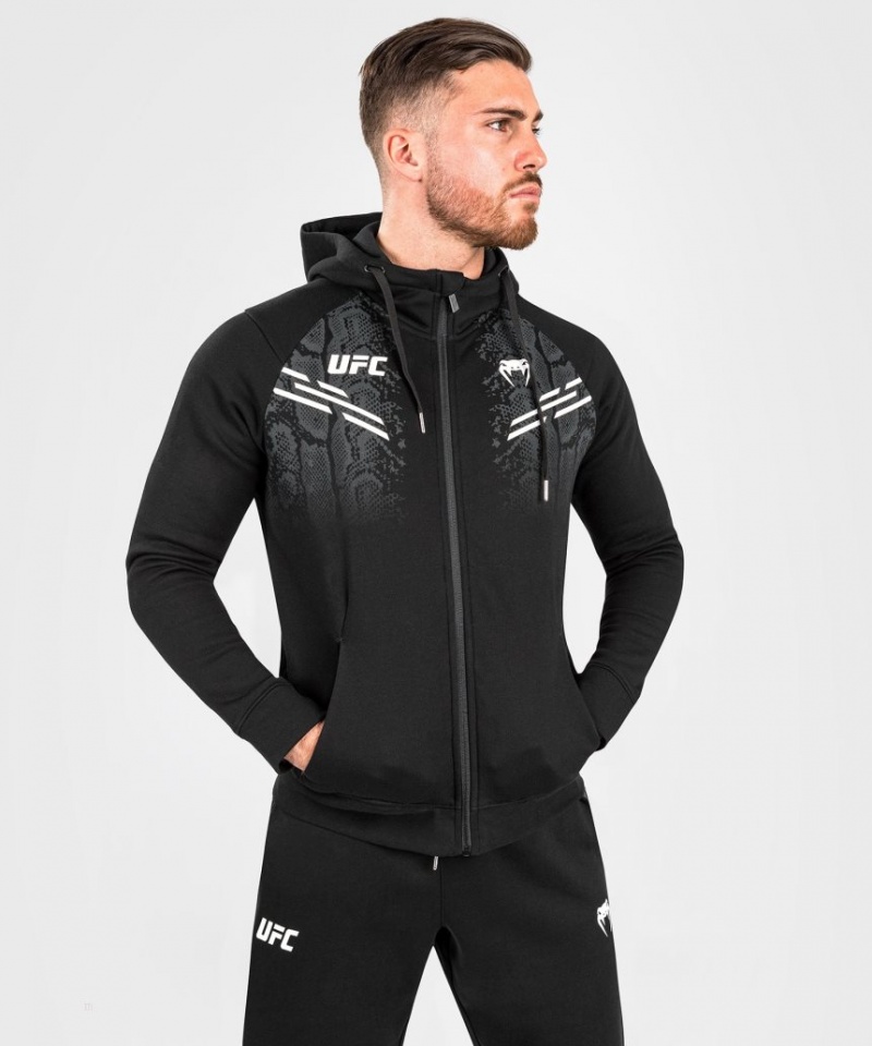 Sweat a Capuche Venum UFC Adrenaline by Replica Zip Homme Noir  | GFI-3372293