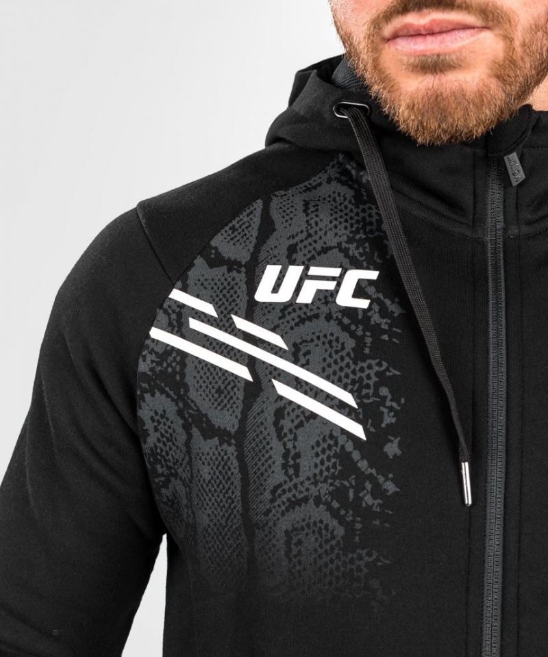 Sweat a Capuche Venum UFC Adrenaline by Replica Zip Homme Noir  | GFI-3372293