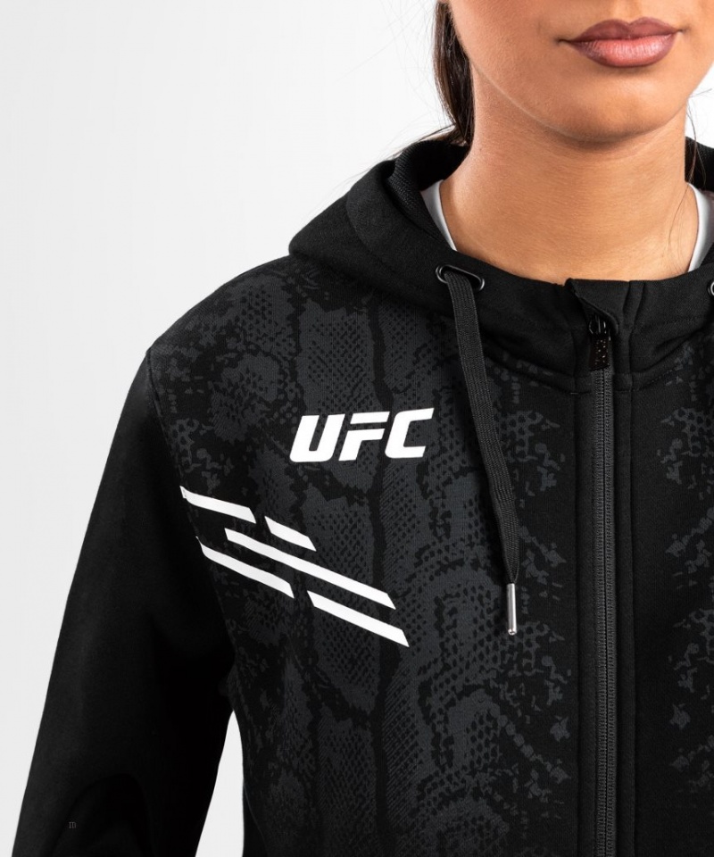 Sweat a Capuche Venum UFC Adrenaline by Replica Zip Femme Noir  | SQB-8594952