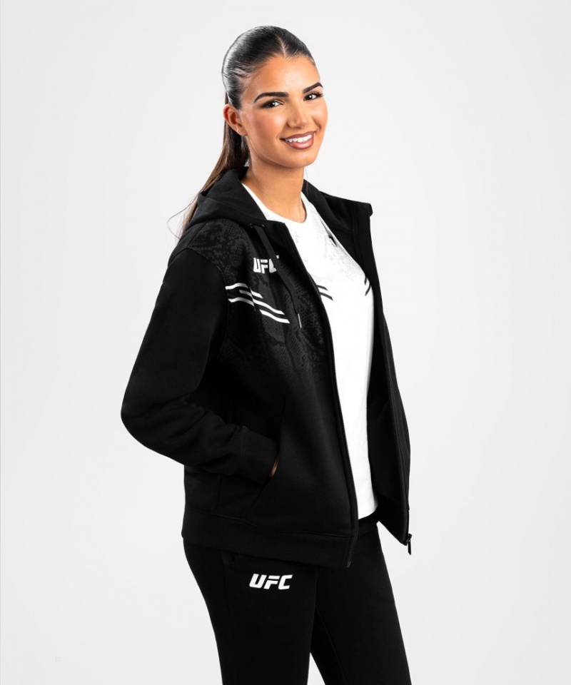 Sweat a Capuche Venum UFC Adrenaline by Replica Zip Femme Noir  | SQB-8594952