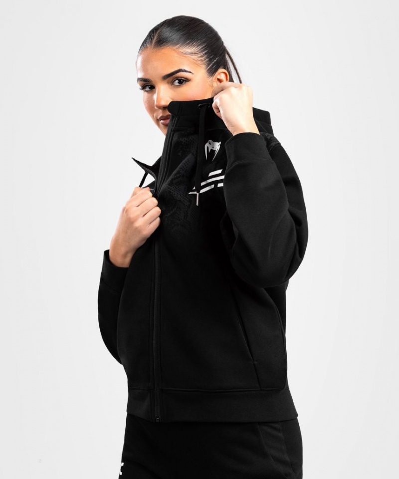 Sweat a Capuche Venum UFC Adrenaline by Replica Zip Femme Noir  | SQB-8594952