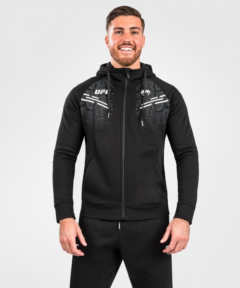 Sweat a Capuche Venum UFC Adrenaline by Replica Zip Homme Noir  | GFI-3372293