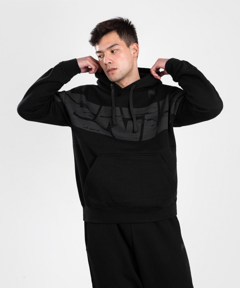 Sweat a Capuche Venum CONNECT XL Oversize FIT Homme Noir  | TTO-2981057