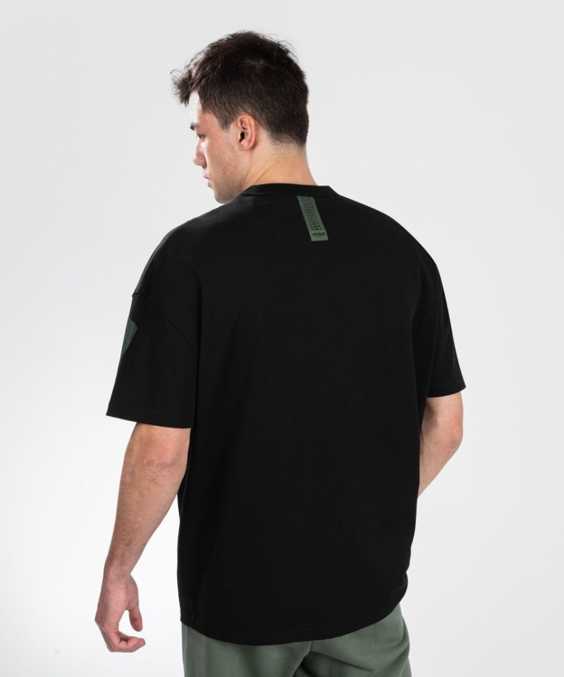 T Shirts Venum Connect XL Homme Noir Vert  | JNK-4609068