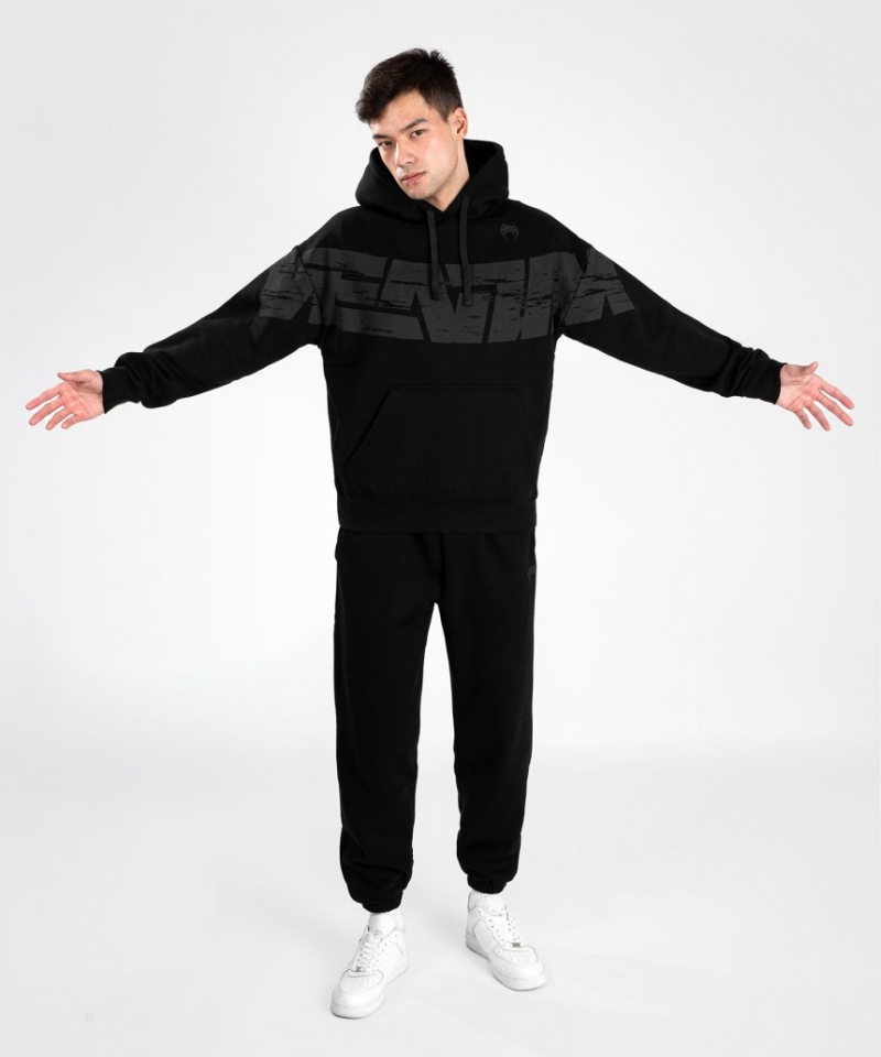 Sweat a Capuche Venum CONNECT XL Oversize FIT Homme Noir  | TTO-2981057