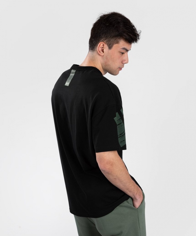 T Shirts Venum Connect XL Homme Noir Vert  | JNK-4609068