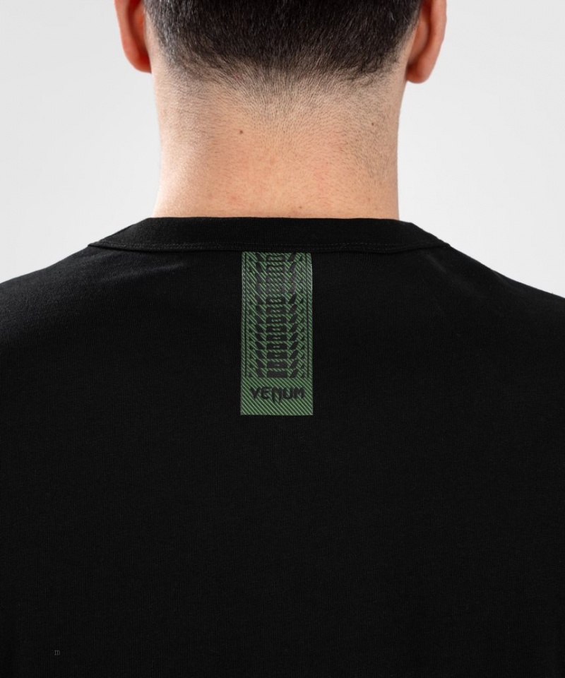 T Shirts Venum Connect XL Homme Noir Vert  | JNK-4609068