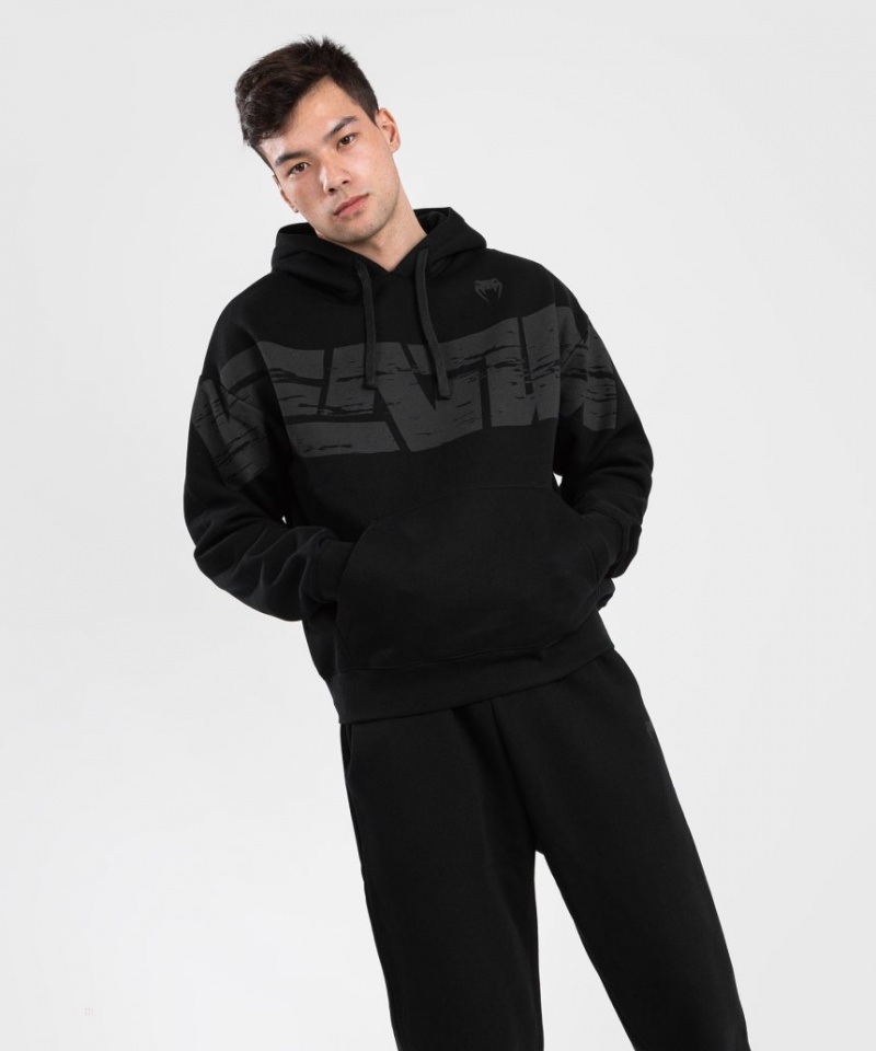 Sweat a Capuche Venum CONNECT XL Oversize FIT Homme Noir  | TTO-2981057