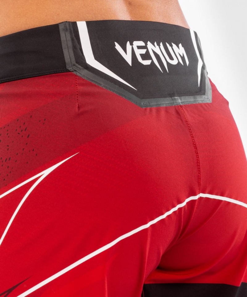 Short Venum UFC Authentic Fight Night Long Fit Femme Rouge  | YOE-8688009