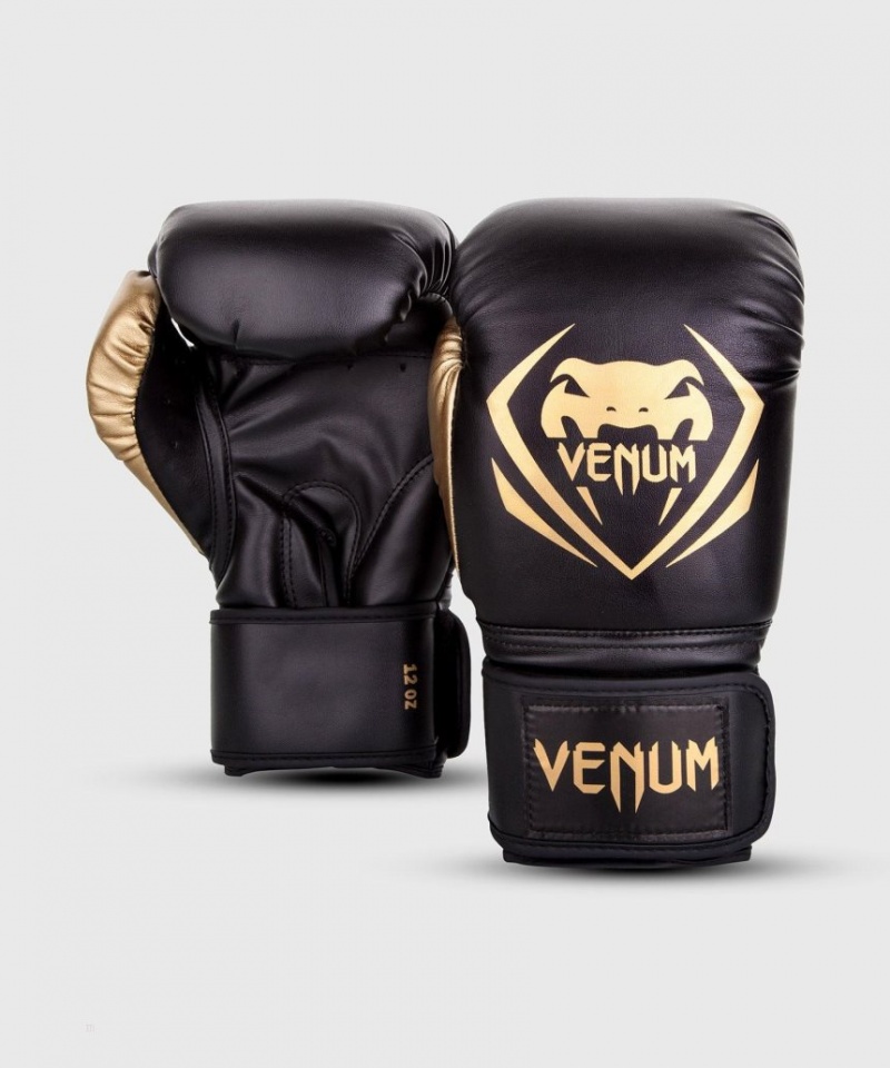 Gants De Boxe Venum Contender Noir Doré  | XQZ-7161931