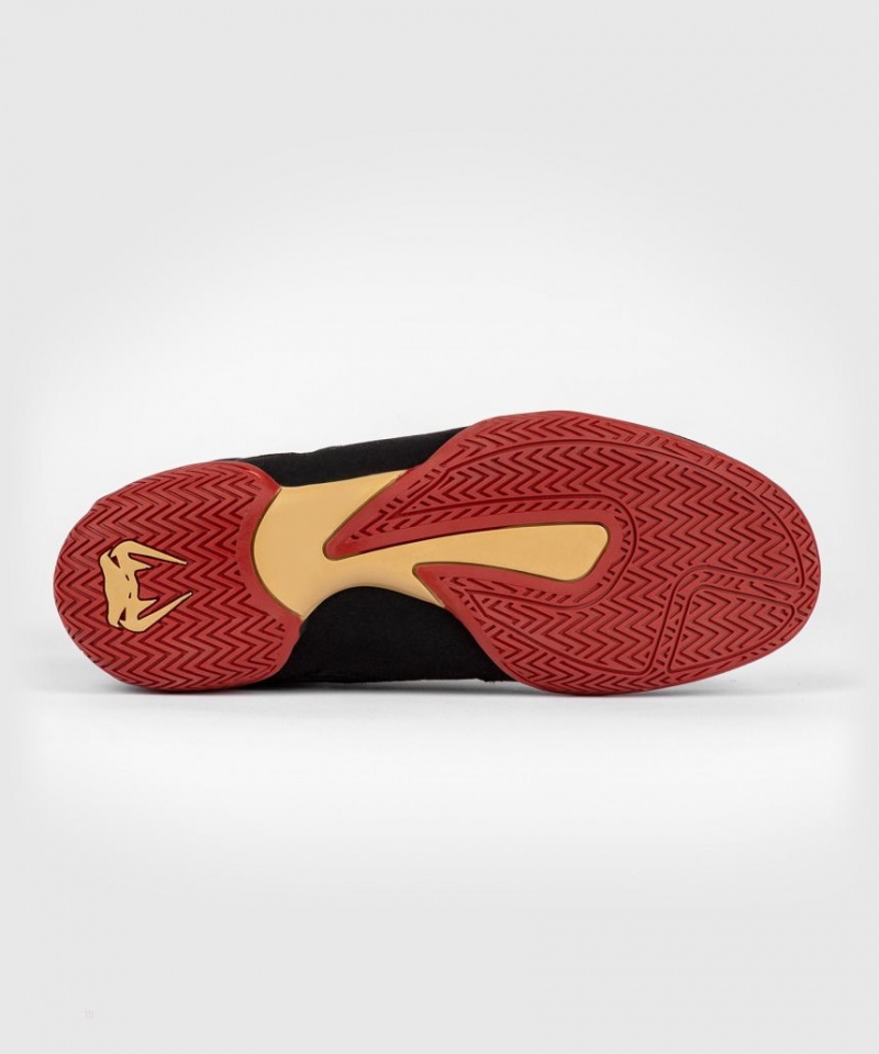 Chaussures De Boxe Venum Contender Femme Noir Doré Rouge  | UJW-2147332