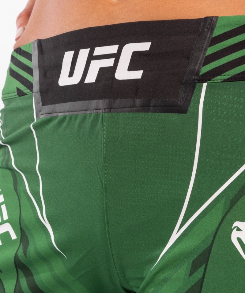 Short Venum UFC Authentic Fight Night Long Fit Femme Vert  | JDN-9392474