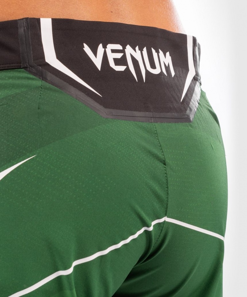 Short Venum UFC Authentic Fight Night Long Fit Femme Vert  | JDN-9392474