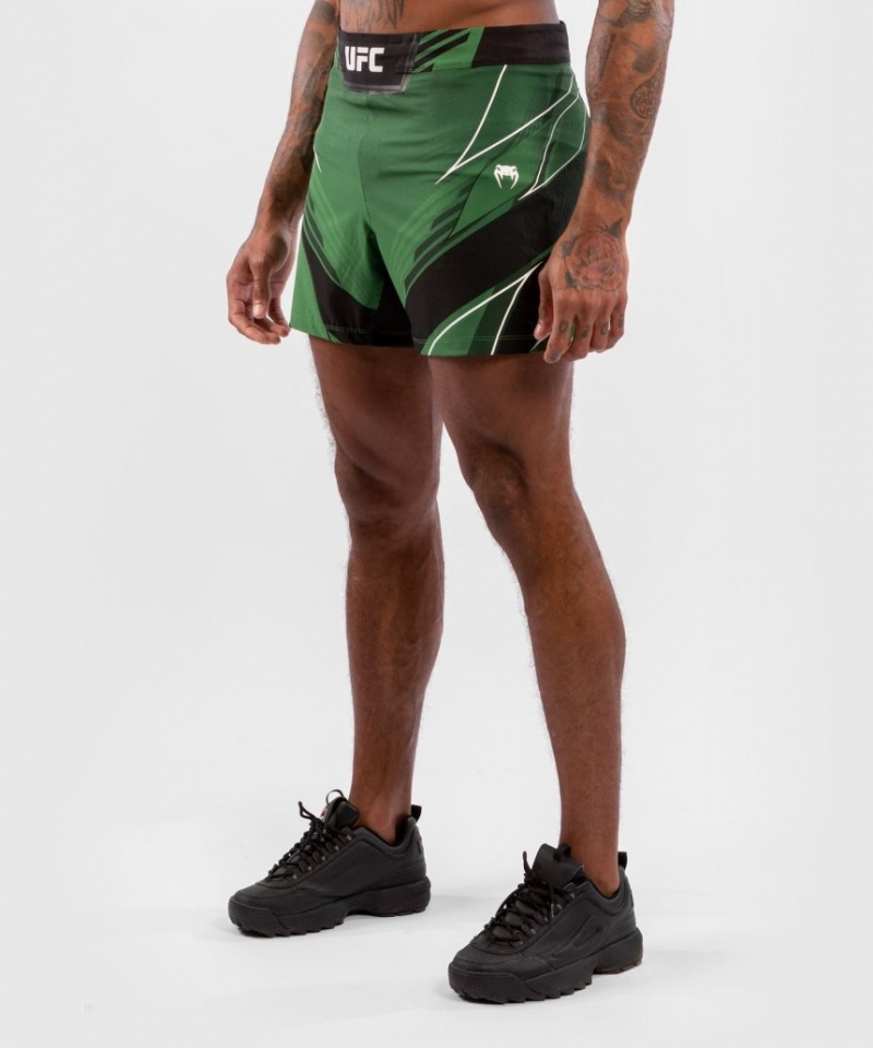 Short Venum UFC Authentic Fight Night Corta Fit Homme Vert  | ASI-7116173