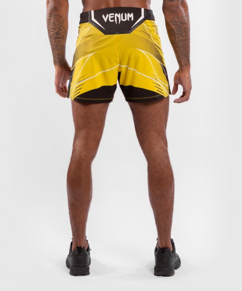 Short Venum UFC Authentic Fight Night Corta Fit Homme Jaune  | RPT-9370400