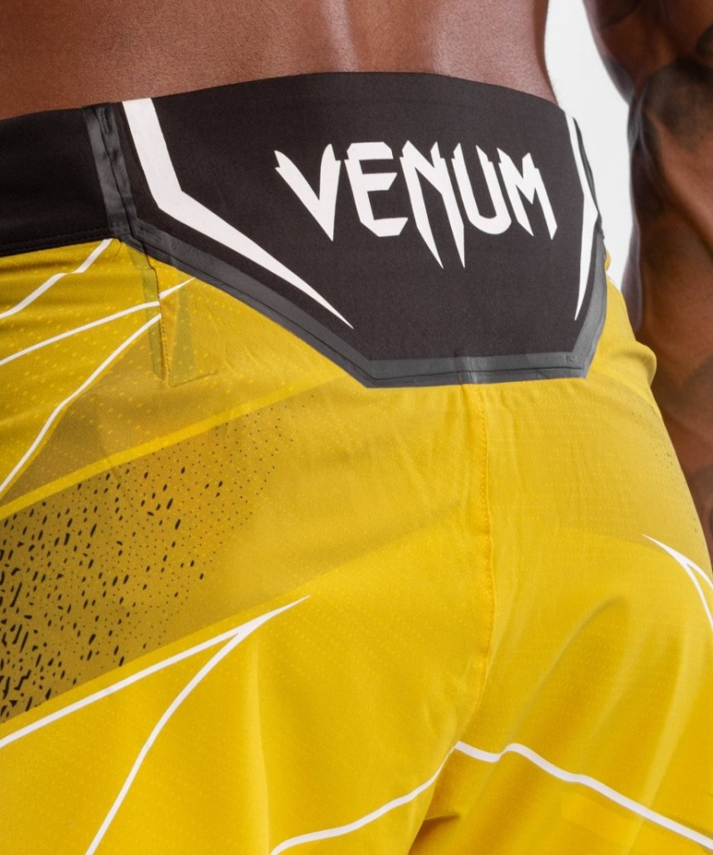 Short Venum UFC Authentic Fight Night Corta Fit Homme Jaune  | RPT-9370400