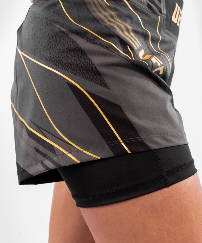 Short Venum UFC Authentic Fight Night Corta Fit Femme Grise  | XXL-8339409