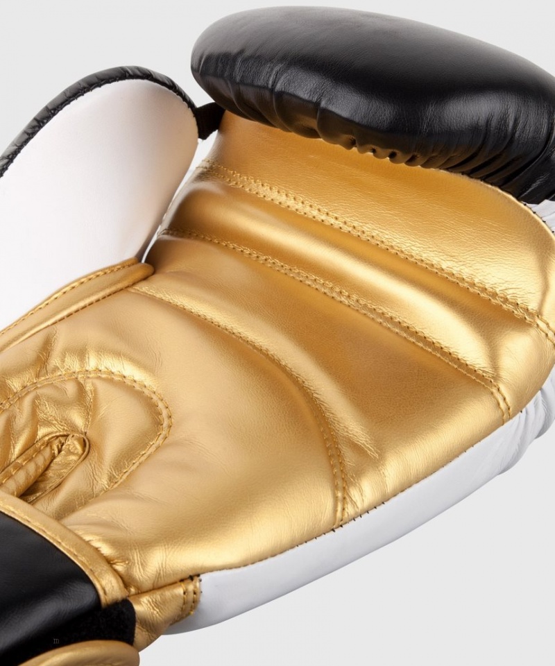 Gants De Boxe Venum Contender 2.0 Noir Blanche Doré  | PJW-8272261