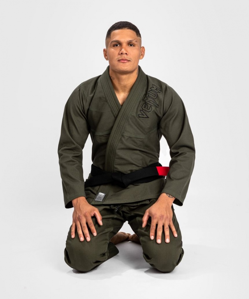 BJJ Gi Venum Contender 2.0 Brazilian Jiu Jitsu Gi Kaki  | YBN-8974699