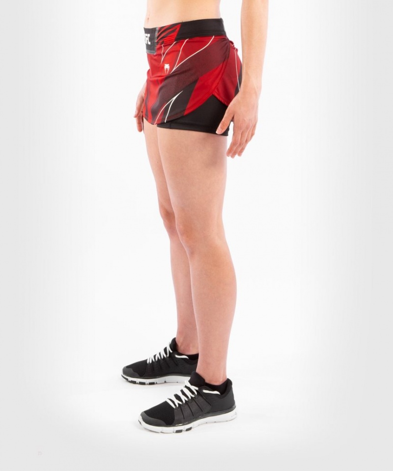 Jupe Venum UFC Authentic Fight Night Skort Femme Rouge  | IMN-9398337