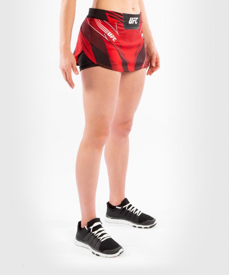 Jupe Venum UFC Authentic Fight Night Skort Femme Rouge  | IMN-9398337