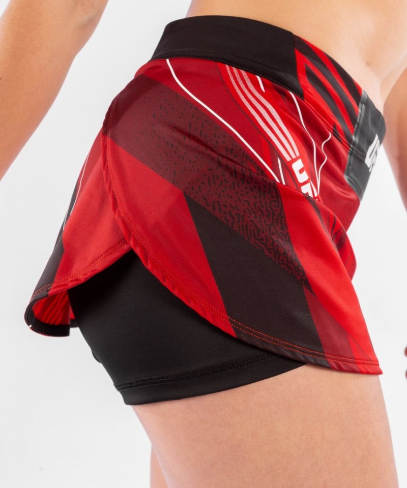 Jupe Venum UFC Authentic Fight Night Skort Femme Rouge  | IMN-9398337