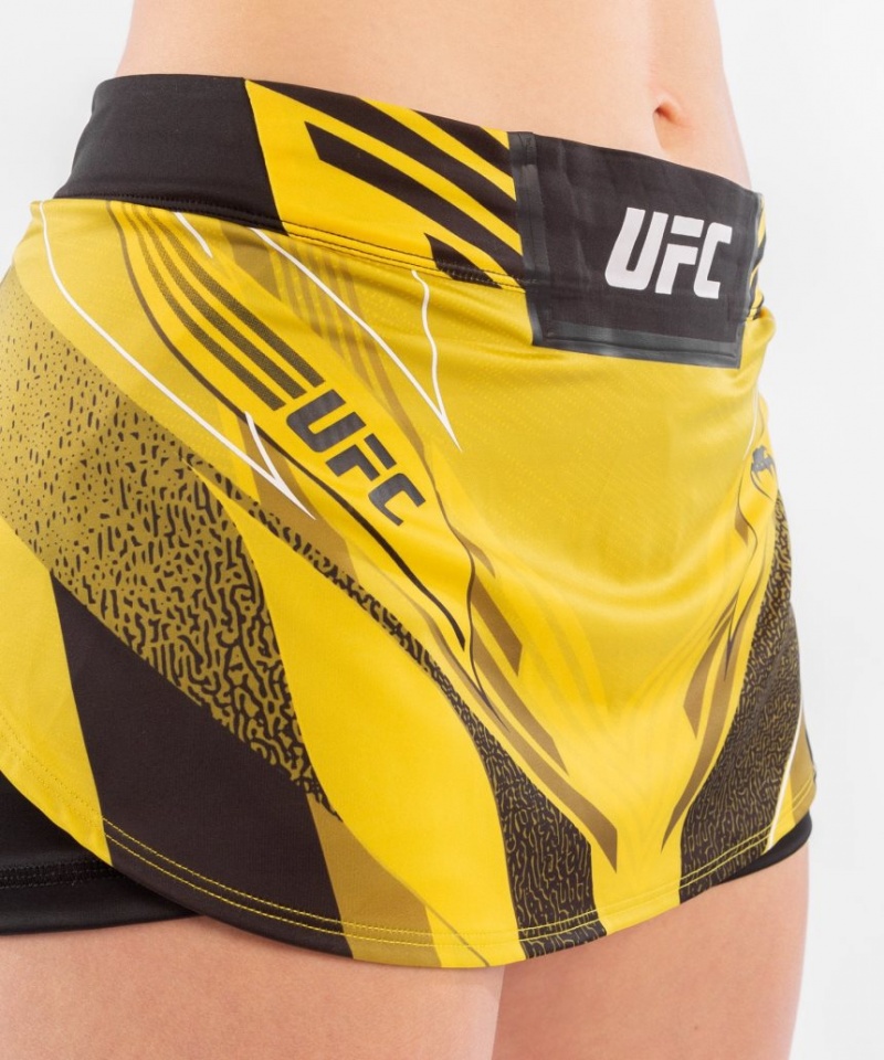 Jupe Venum UFC Authentic Fight Night Skort Femme Jaune  | HKH-1314126