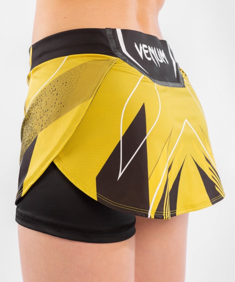 Jupe Venum UFC Authentic Fight Night Skort Femme Jaune  | HKH-1314126