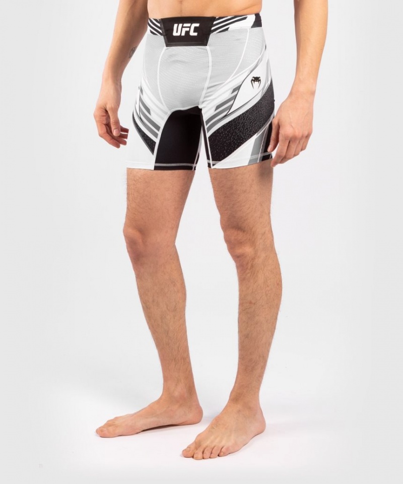 Short Venum UFC Authentic Fight Night Vale Tudo Long Fit Homme Blanche  | QDX-8468908