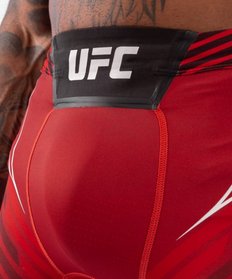 Short Venum UFC Authentic Fight Night Vale Tudo Long Fit Homme Rouge  | FBC-7675159