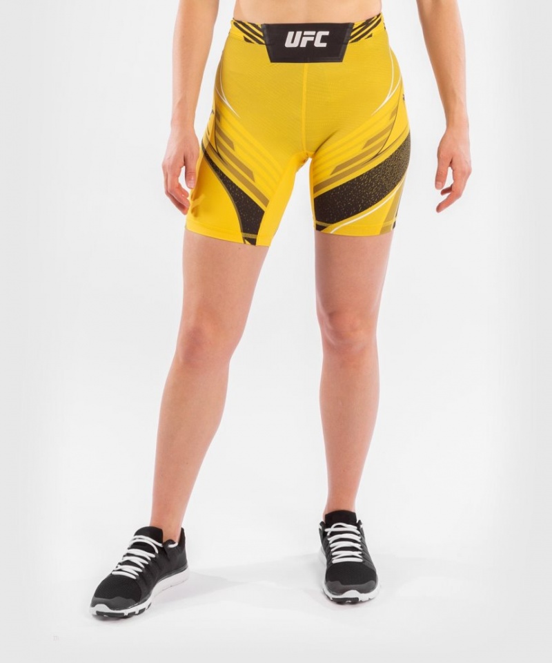 Short Venum UFC Authentic Fight Night Vale Tudo Long Fit Femme Jaune  | LYD-0164631