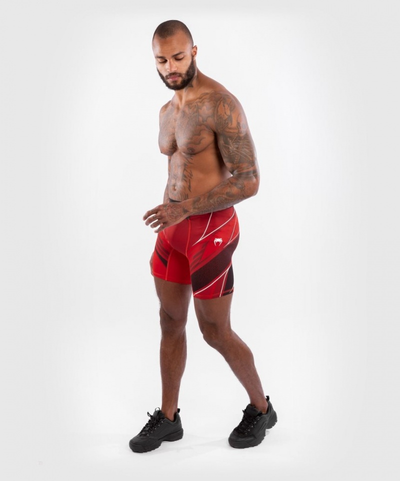 Short Venum UFC Authentic Fight Night Vale Tudo Long Fit Homme Rouge  | FBC-7675159