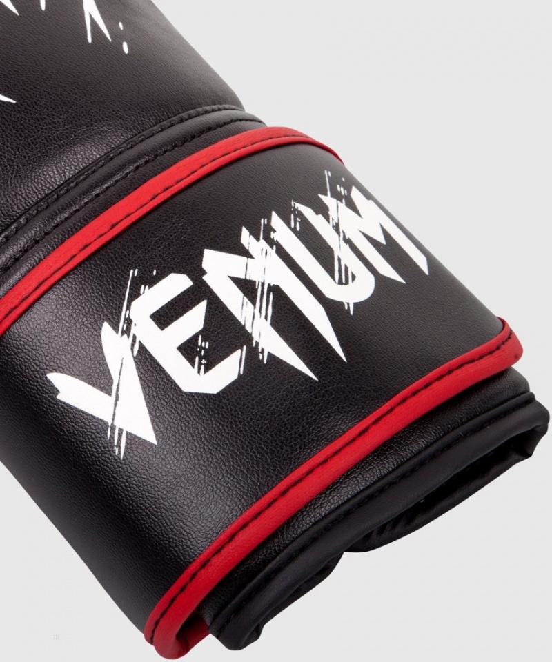 Gants De Boxe Venum Contender Kids Noir Rouge  | KGQ-8700353