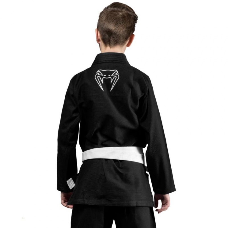 BJJ Gi Venum Contender Kids (Free white belt included) Noir  | EKS-8307176