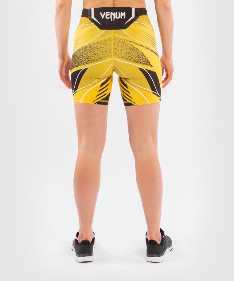 Short Venum UFC Authentic Fight Night Vale Tudo Long Fit Femme Jaune  | LYD-0164631