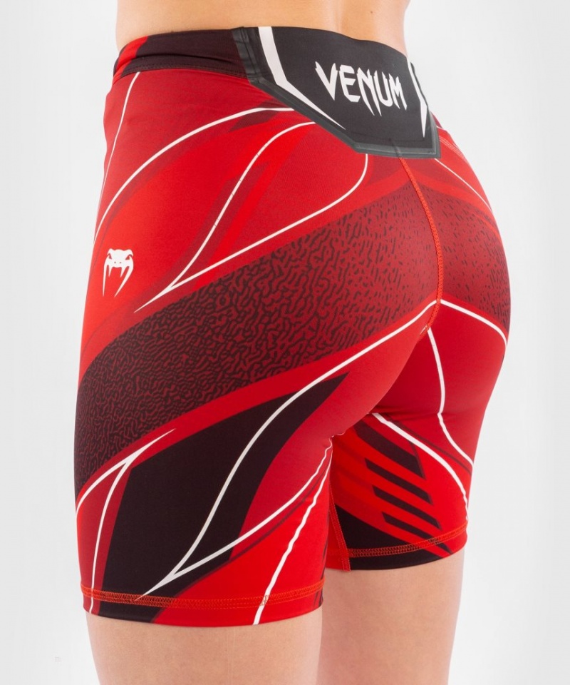 Short Venum UFC Authentic Fight Night Vale Tudo Long Fit Femme Rouge  | XCA-9733186