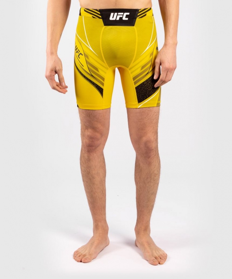 Short Venum UFC Authentic Fight Night Vale Tudo Corta Fit Homme Jaune  | DJR-7590094