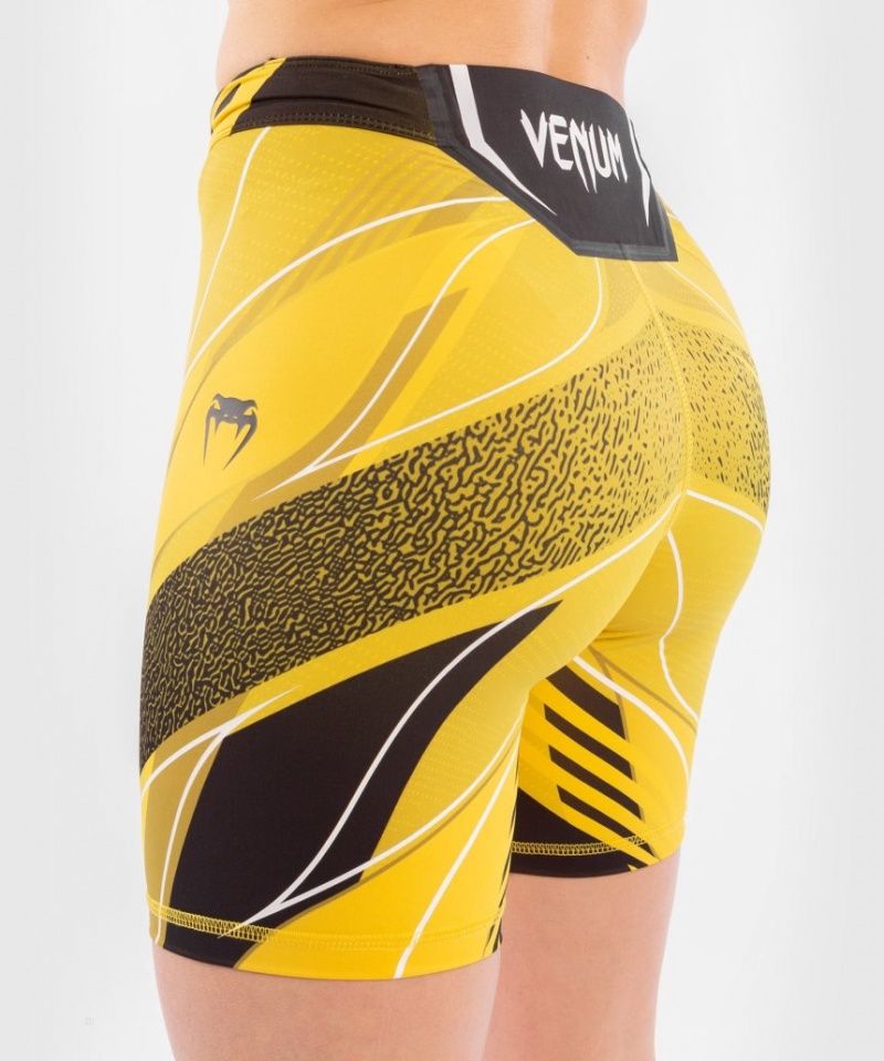 Short Venum UFC Authentic Fight Night Vale Tudo Long Fit Femme Jaune  | LYD-0164631