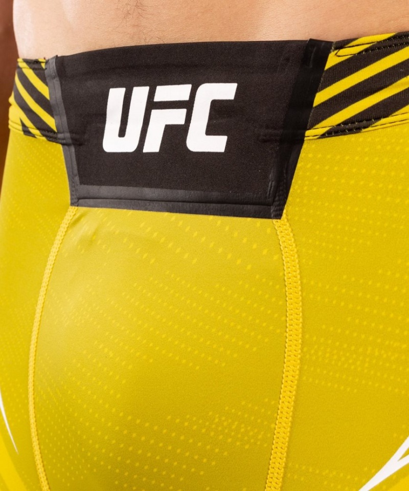 Short Venum UFC Authentic Fight Night Vale Tudo Corta Fit Homme Jaune  | DJR-7590094