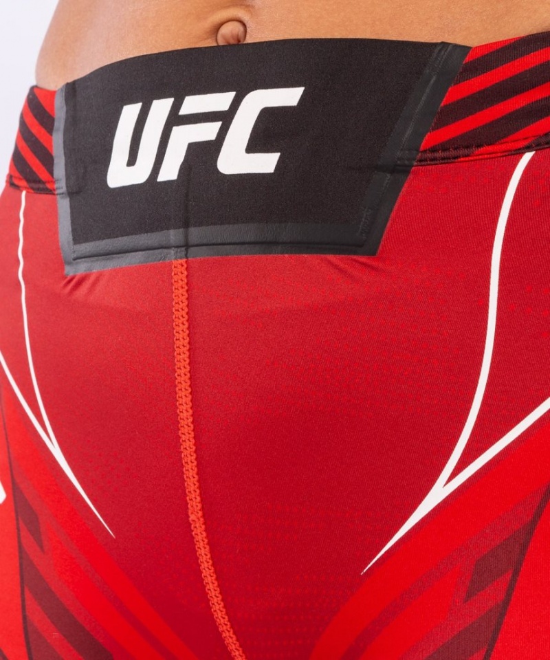 Short Venum UFC Authentic Fight Night Vale Tudo Corta Fit Femme Rouge  | MZO-2758923