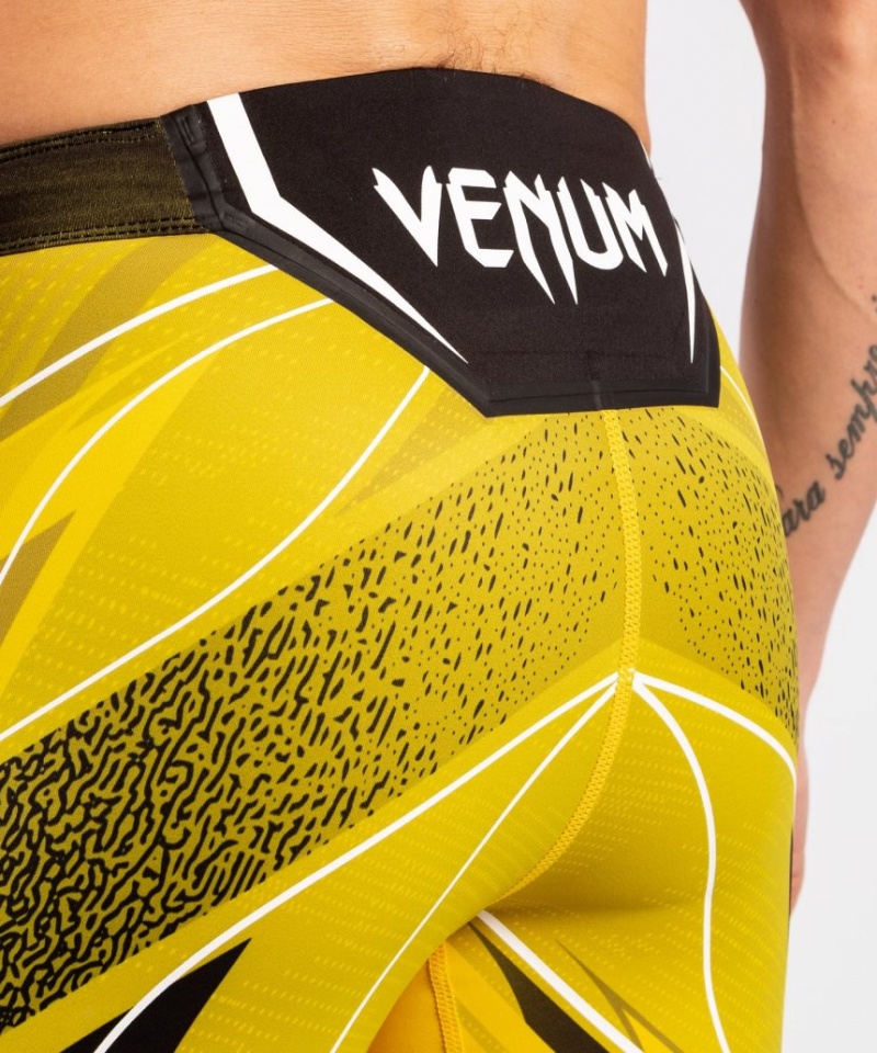 Short Venum UFC Authentic Fight Night Vale Tudo Corta Fit Homme Jaune  | DJR-7590094