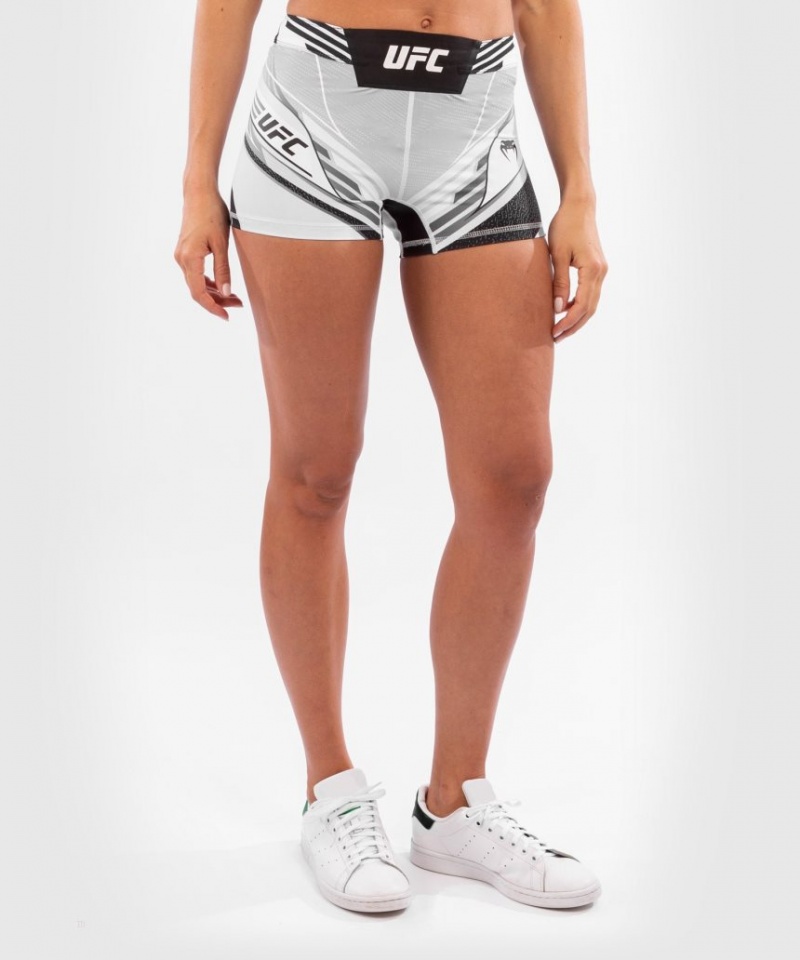 Short Venum UFC Authentic Fight Night Vale Tudo Corta Fit Femme Blanche  | DIN-6787967