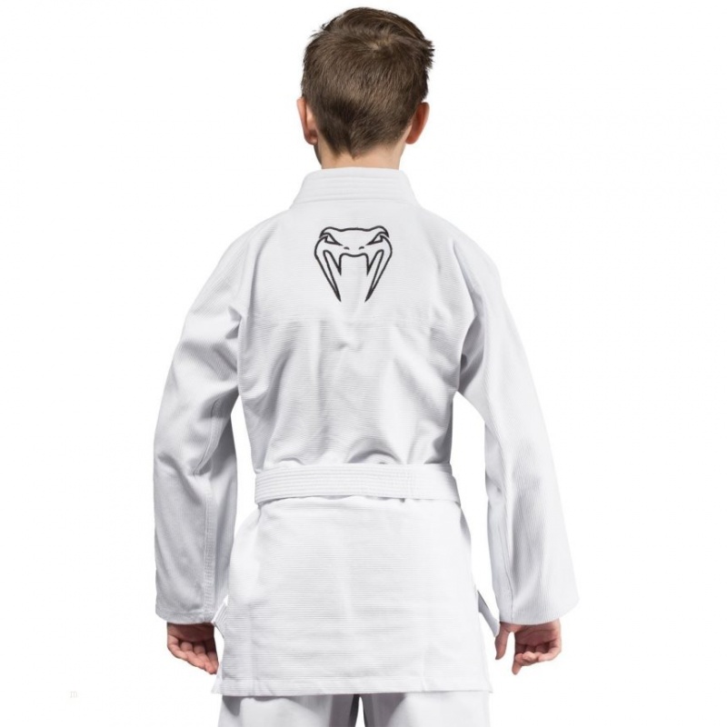 BJJ Gi Venum Contender Kids (Free white belt included) Blanche  | AWR-6410193