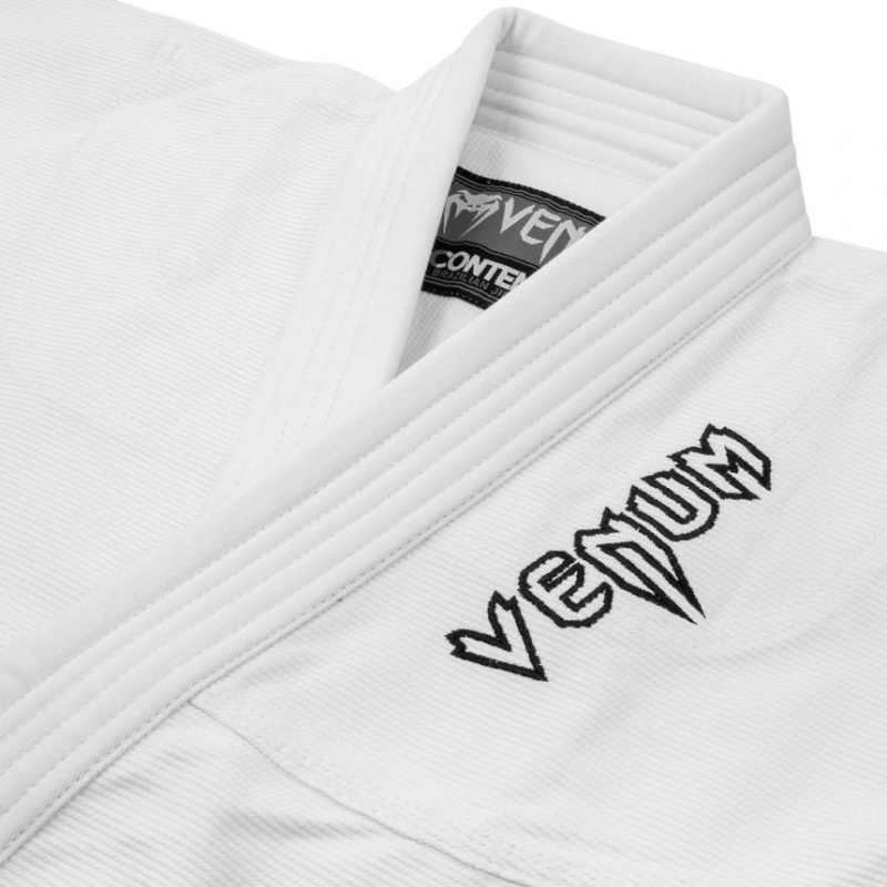 BJJ Gi Venum Contender Kids (Free white belt included) Blanche  | AWR-6410193