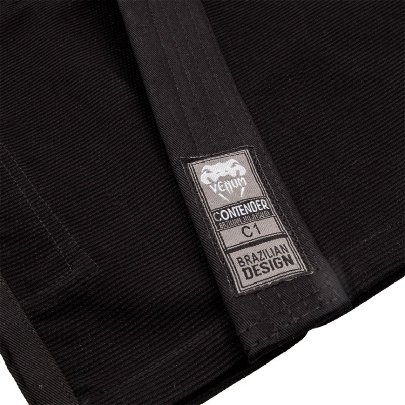 BJJ Gi Venum Contender Kids (Free white belt included) Noir  | EKS-8307176