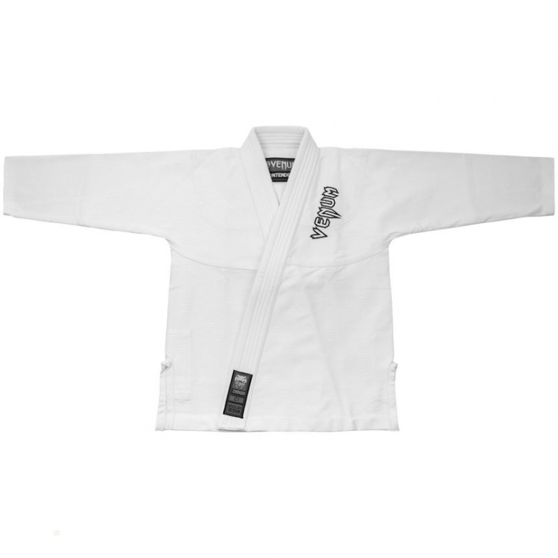 BJJ Gi Venum Contender Kids (Free white belt included) Blanche  | AWR-6410193