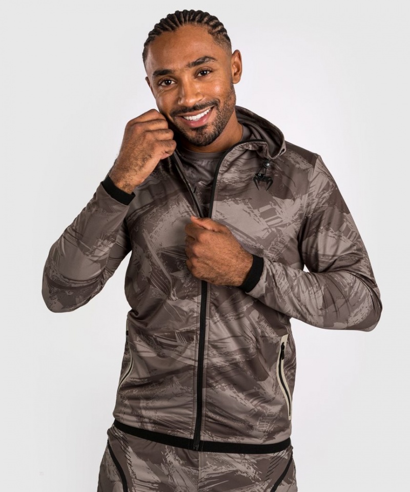 Sweat a Capuche Venum Electron 3.0 Homme Marron  | CRB-2291554