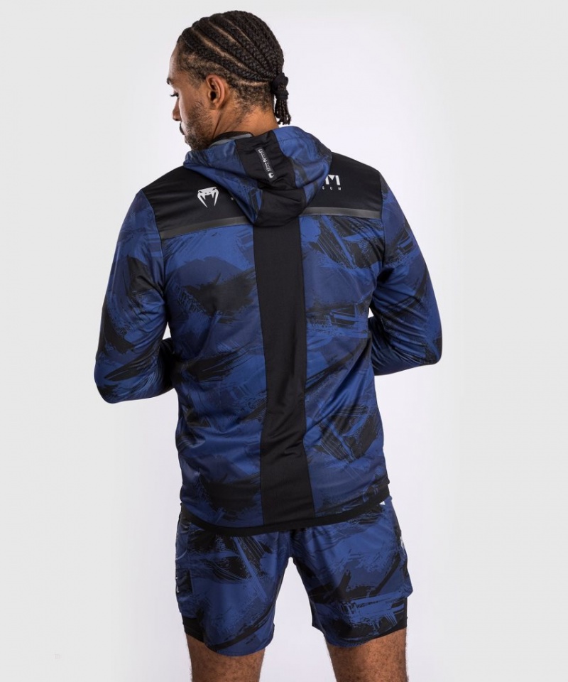 Sweat a Capuche Venum Electron 3.0 Homme Bleu Marine Bleu  | OUR-6178372