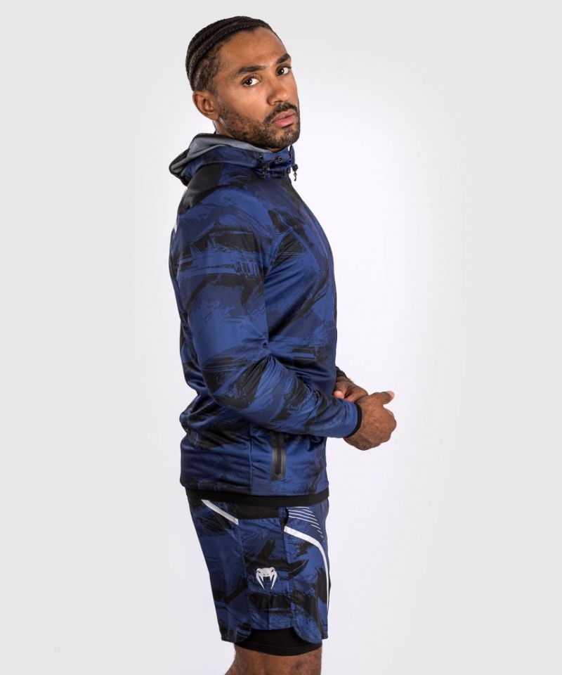 Sweat a Capuche Venum Electron 3.0 Homme Bleu Marine Bleu  | OUR-6178372