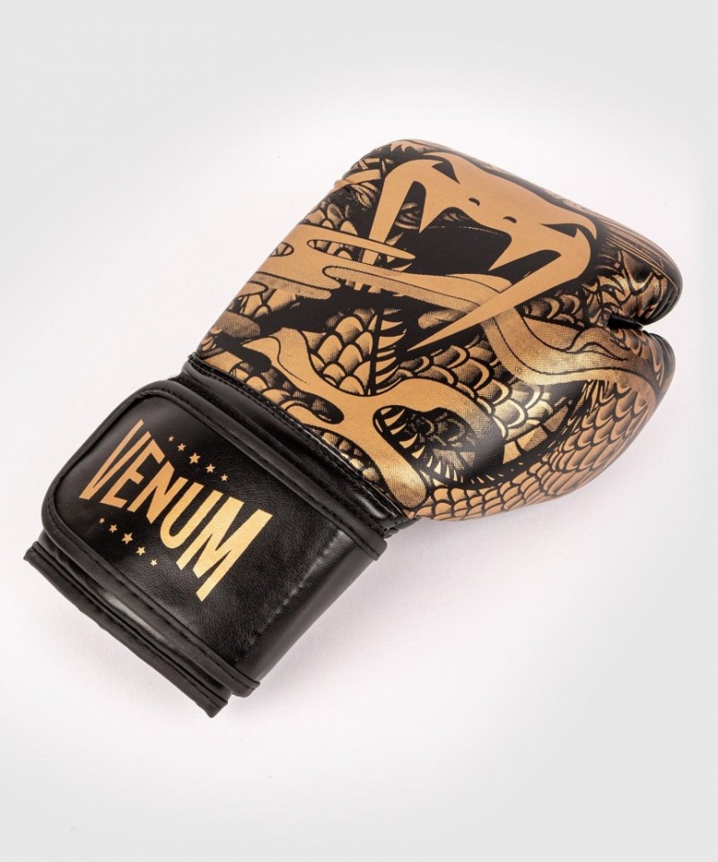 Gants De Boxe Venum Dragon's Flight For Kids Noir Marron  | STV-3566593